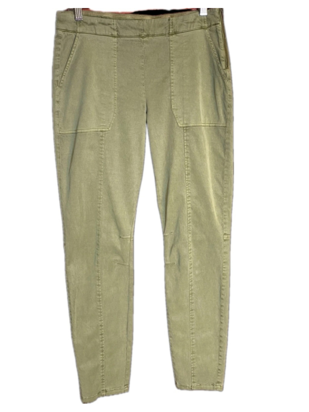 ecru The Mitchell Project Washed Olive Green Utility Cargo Pants Women's Size 4